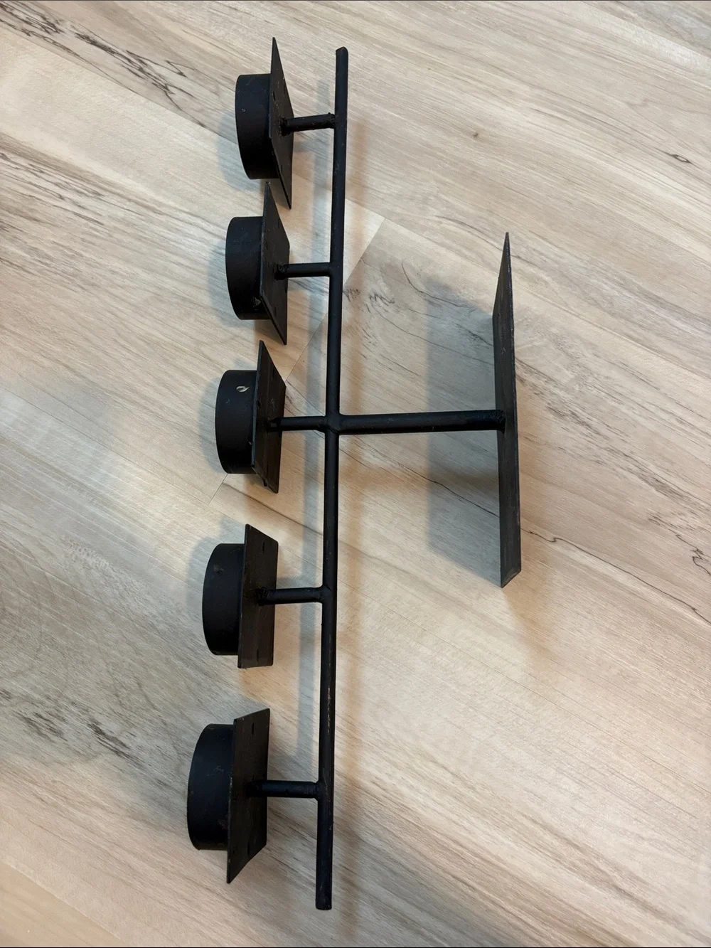 Pier 1 Black Metal Tea-Light Candle Holder Base